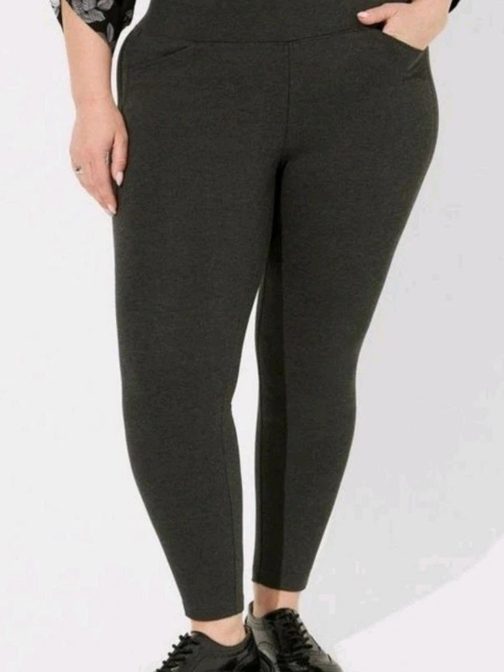 torrid Ponte Skinny Leggings - Dark Charcoal